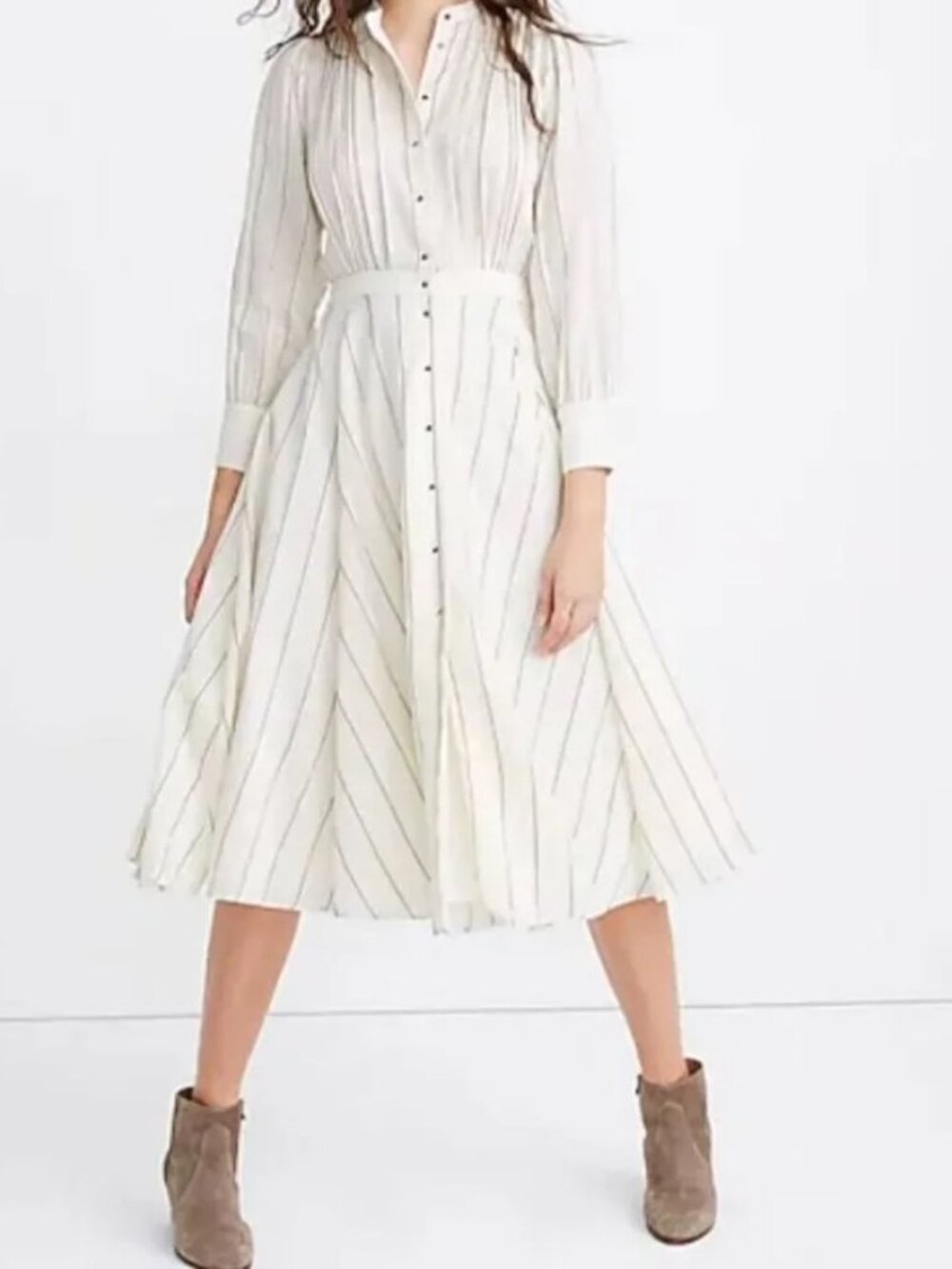 Sessun Striped Shirt Dress